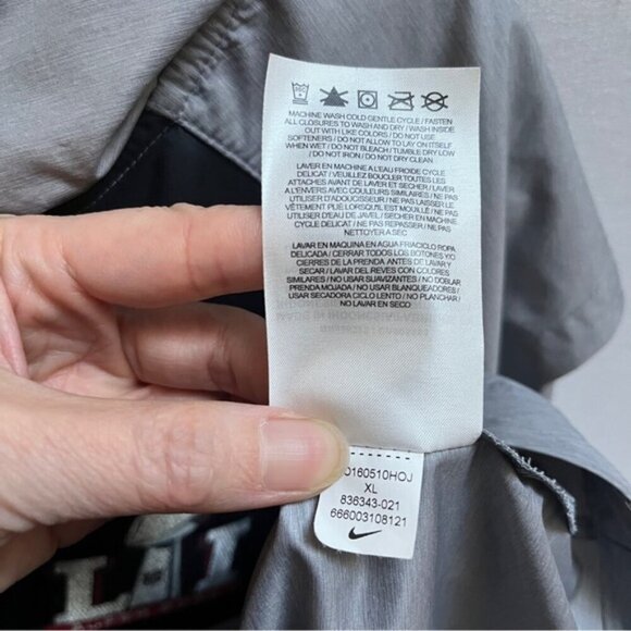 NFL Team Apparel Nike Super Bowl 51 LVI Falcons Patriots Media Day Jacket Sz XL - Picture 6 of 9